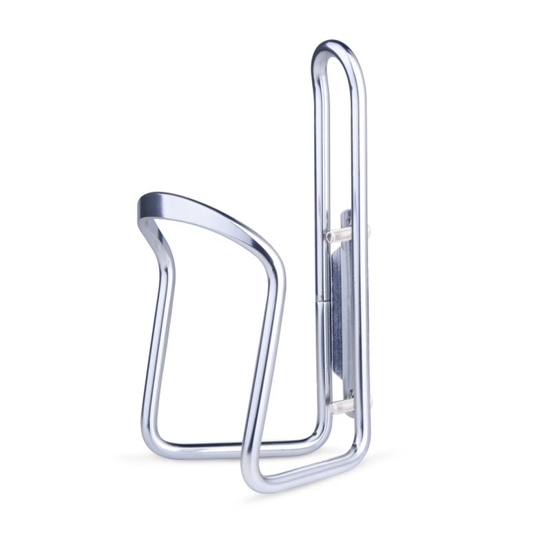 FiveBox Lightweight Aluminum Alloy Bicycle Water Bottle Cage Holder for Outdoor Activities (Silver) - Image 1